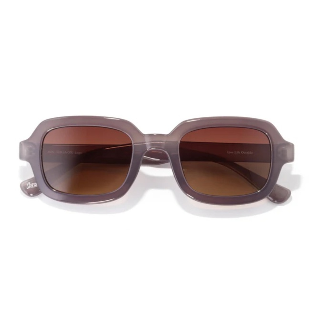 NIB Sunski - Lago Polarized Sunglasses - Fog Terra Fade